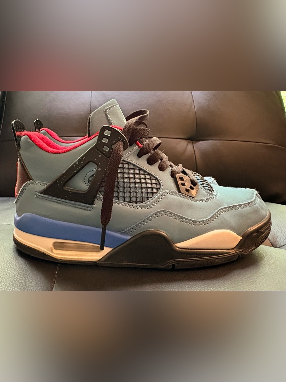 Air Jordan 4 x Cactus Jack University Blue Size 7
